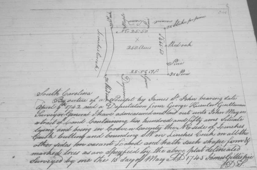 South Carolina Land Grants and Plats