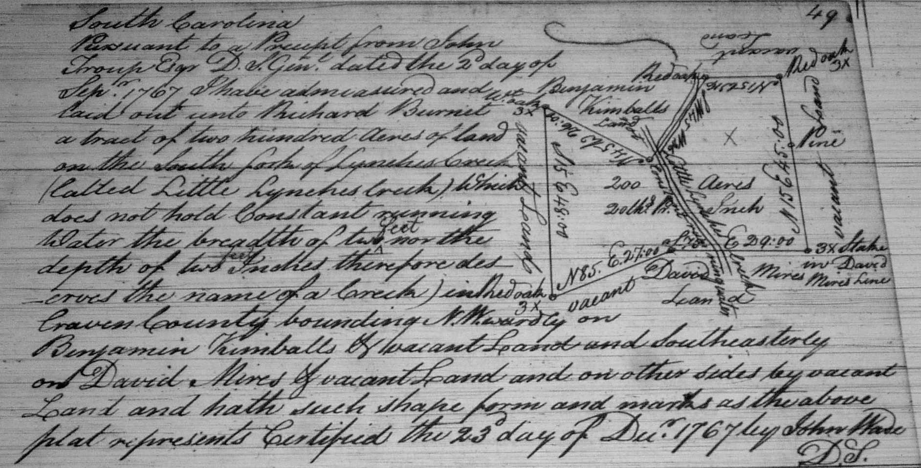 South Carolina Land Grants and Plats