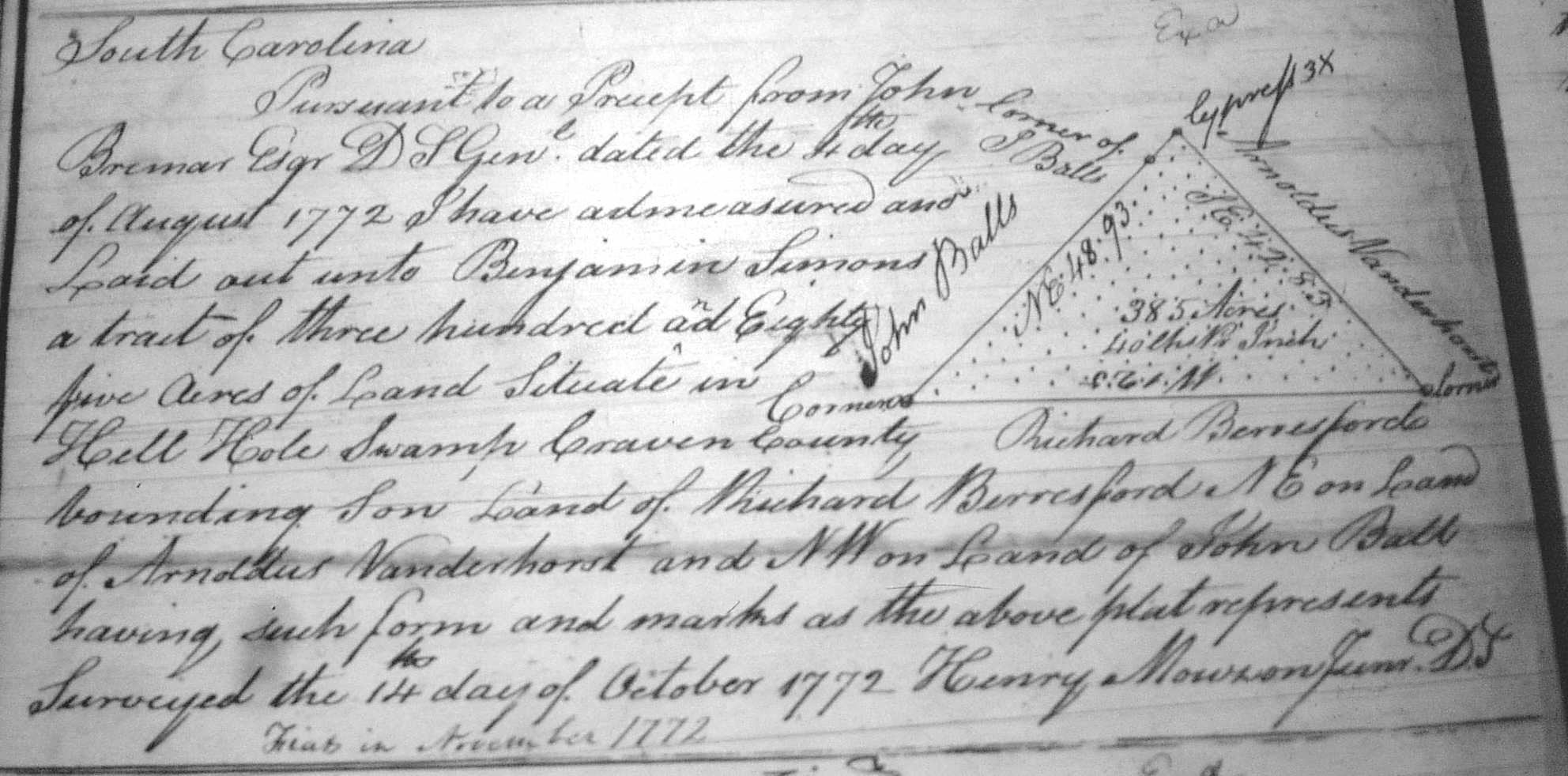 South Carolina Land Grants and Plats